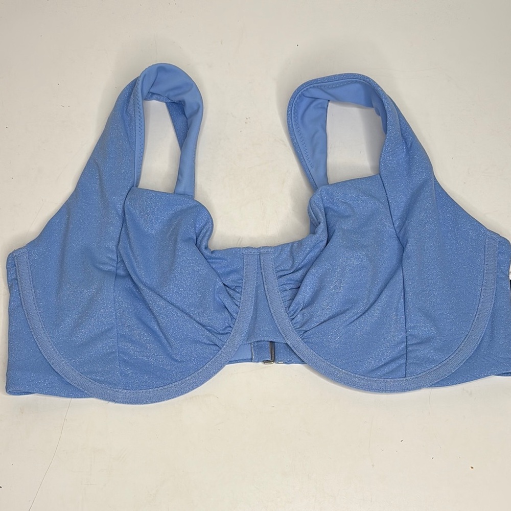 Abercrombie & Fitch Blue Full Coverage‎ Bra with Underwire Support